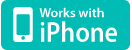 works with iphone blackberry mobile